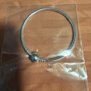Elegant Silver Bangle Bracelet